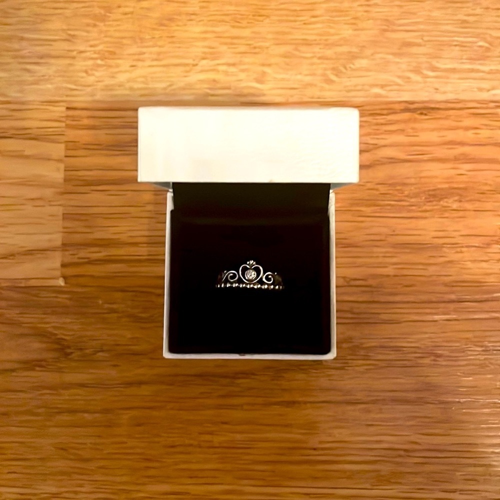 Pandora Princess Tiara Crown Ring (Size 7)